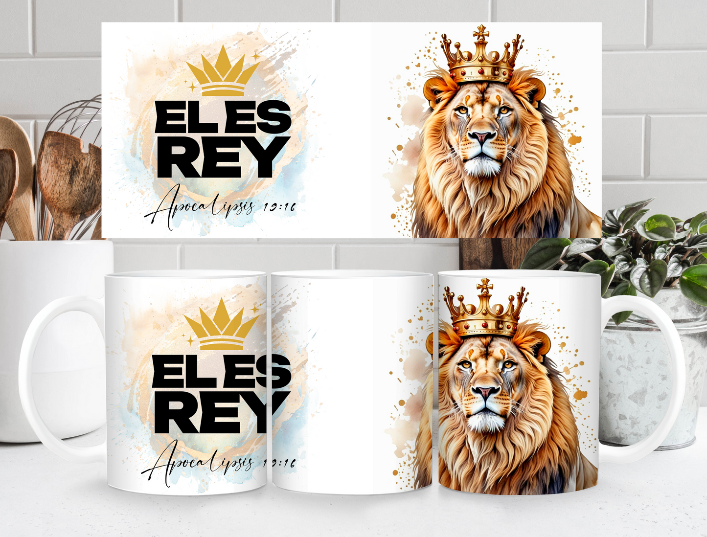 Taza 11oz El es Rey