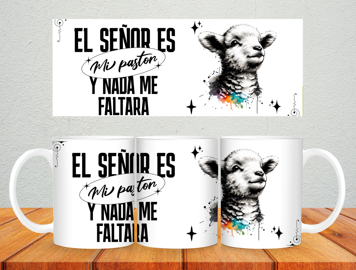 Taza 11oz El Señor es mi Pastor