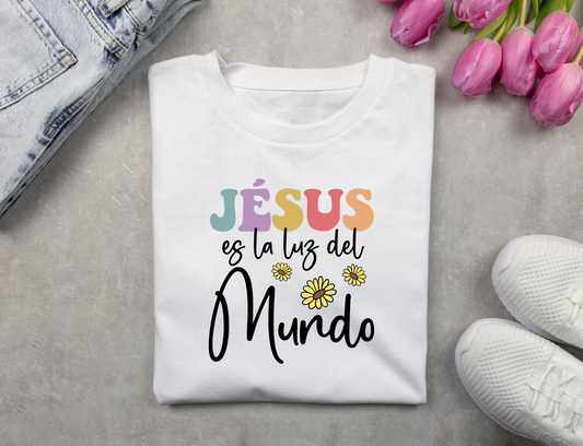 T shirt Jesus es la Luz del Mundo