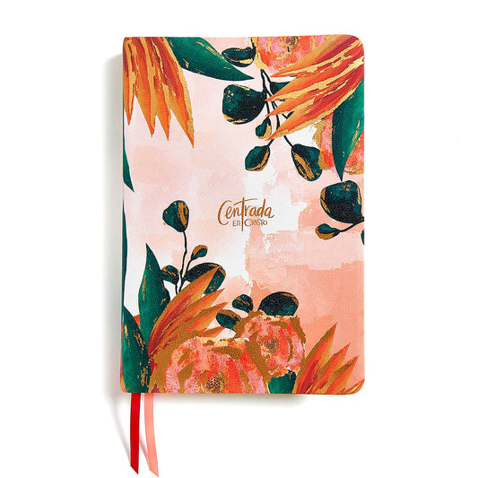 Biblia Devocional Centrada en Cristo (Floral)