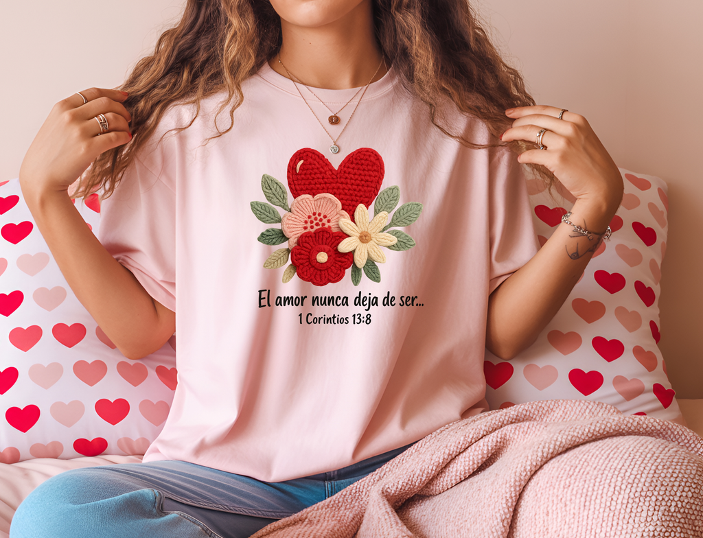 Camisa 1 Corintios 13:8