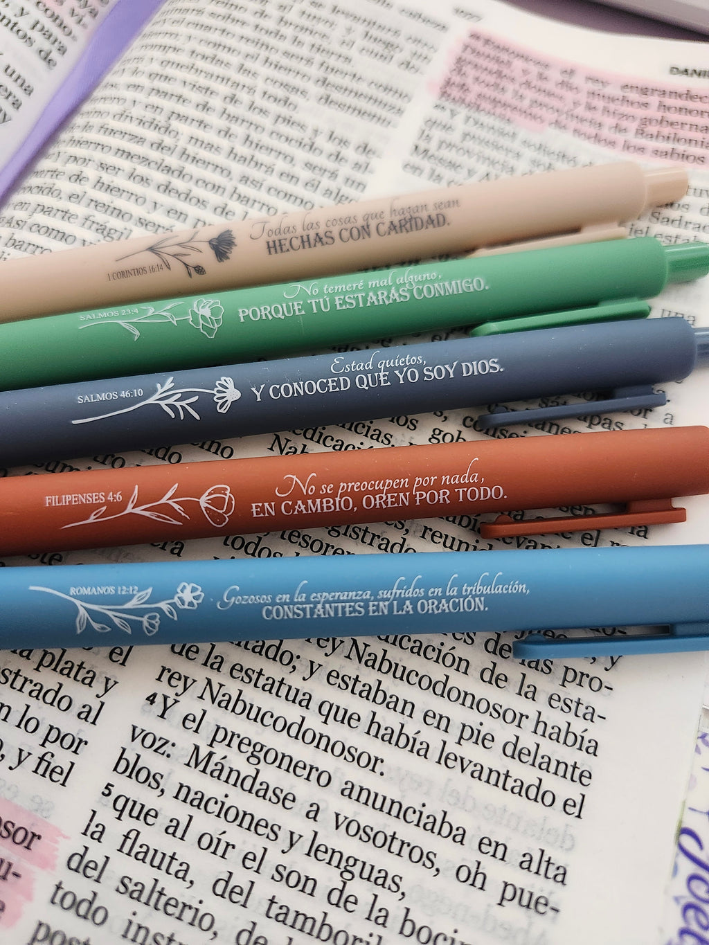 Boligrafos Con Versiculos Biblicos