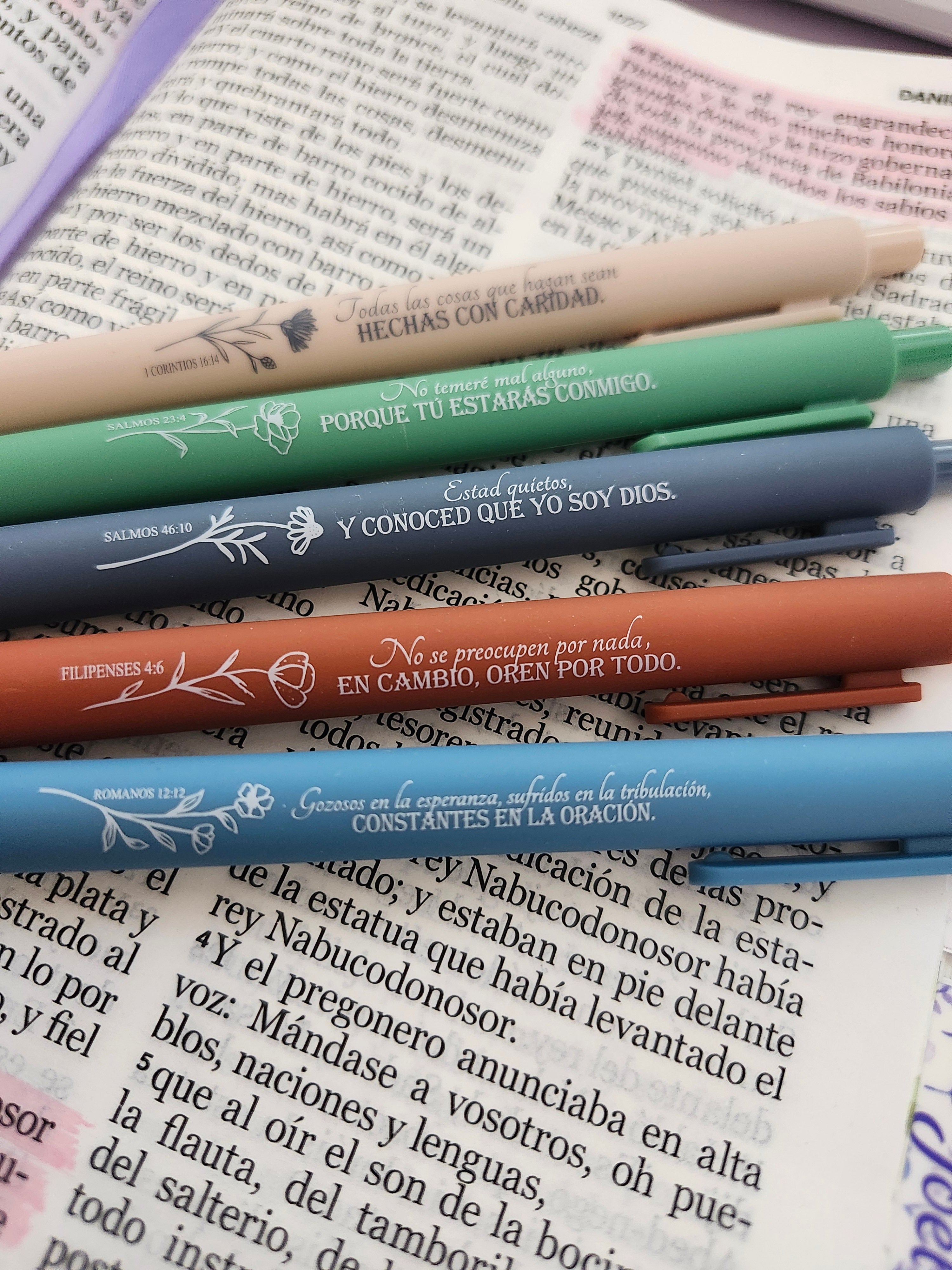 Boligrafos Con Versiculos Biblicos