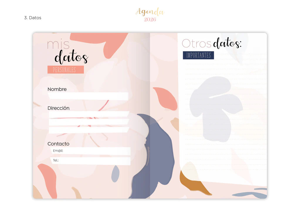 Agenda 2026 / Bendecida Tapa Dura