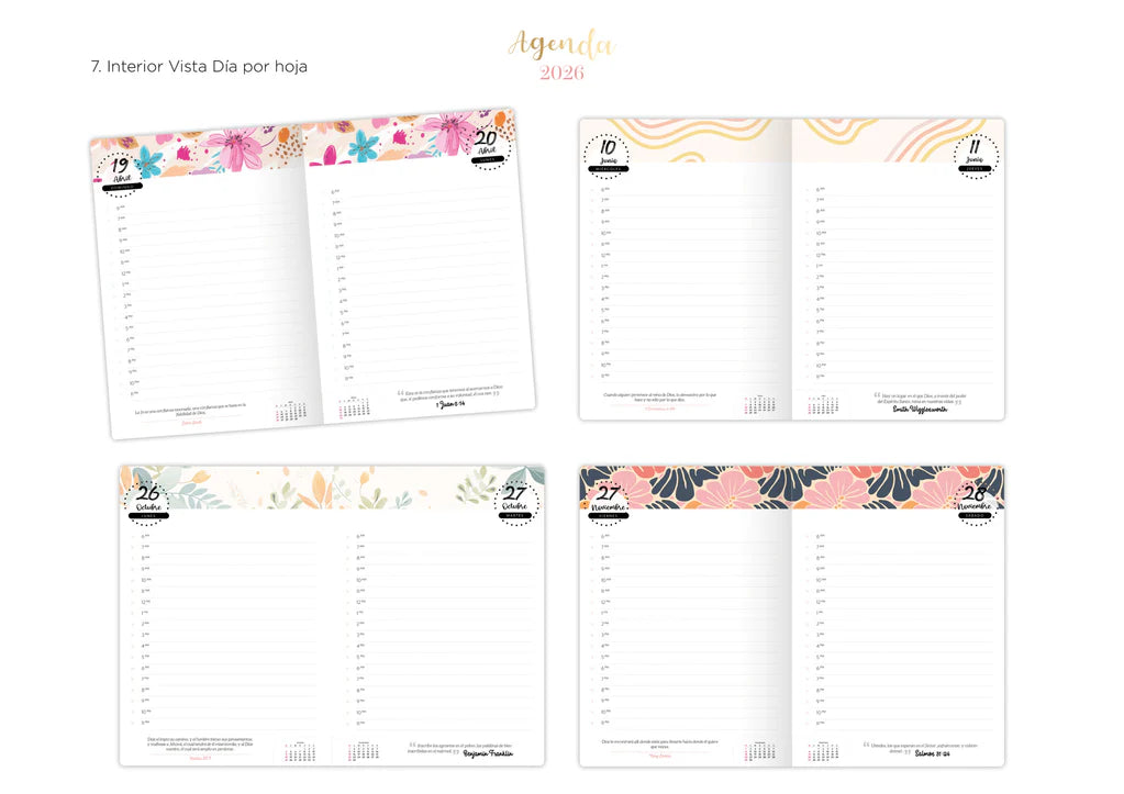 Agenda 2026 / Floral Tapa Dura