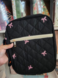 Cover Negro con Lazos Rosados | Large