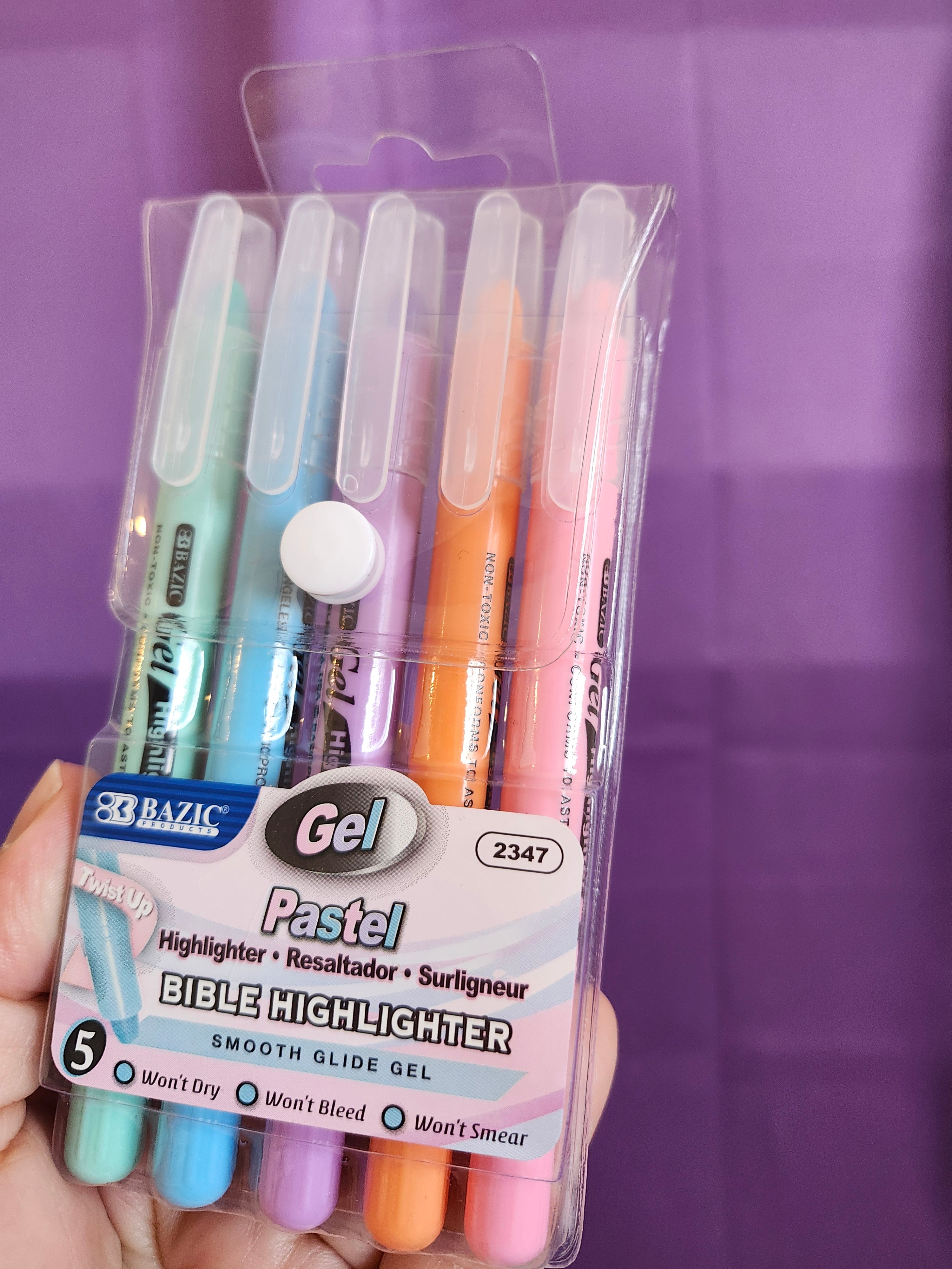 Resaltador De Biblias (colores pasteles)