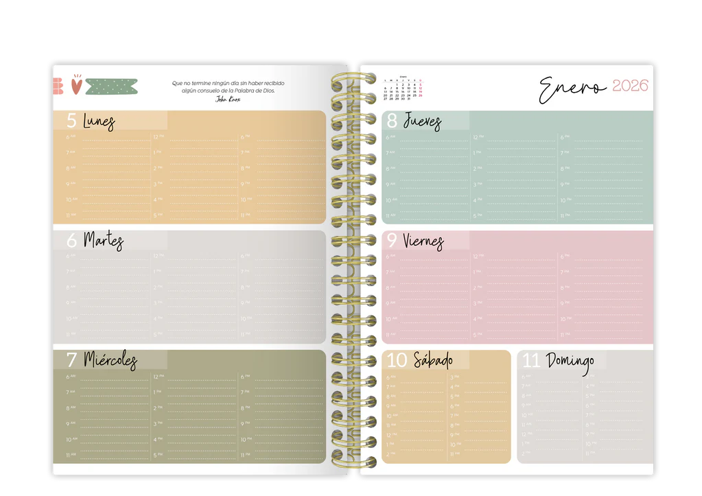 Planer 2026 Acuarela