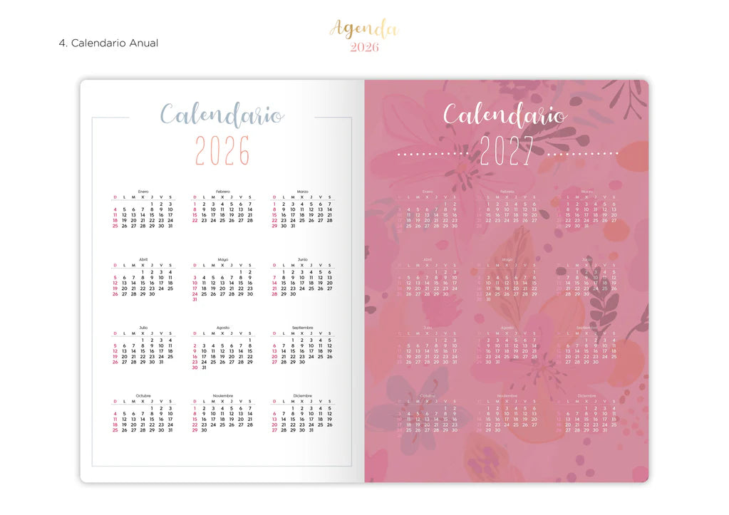 Agenda 2026 / Bendecida Tapa Dura