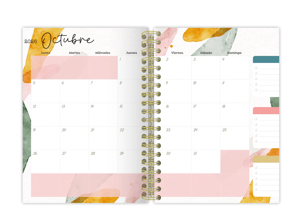 Planer 2026 Acuarela