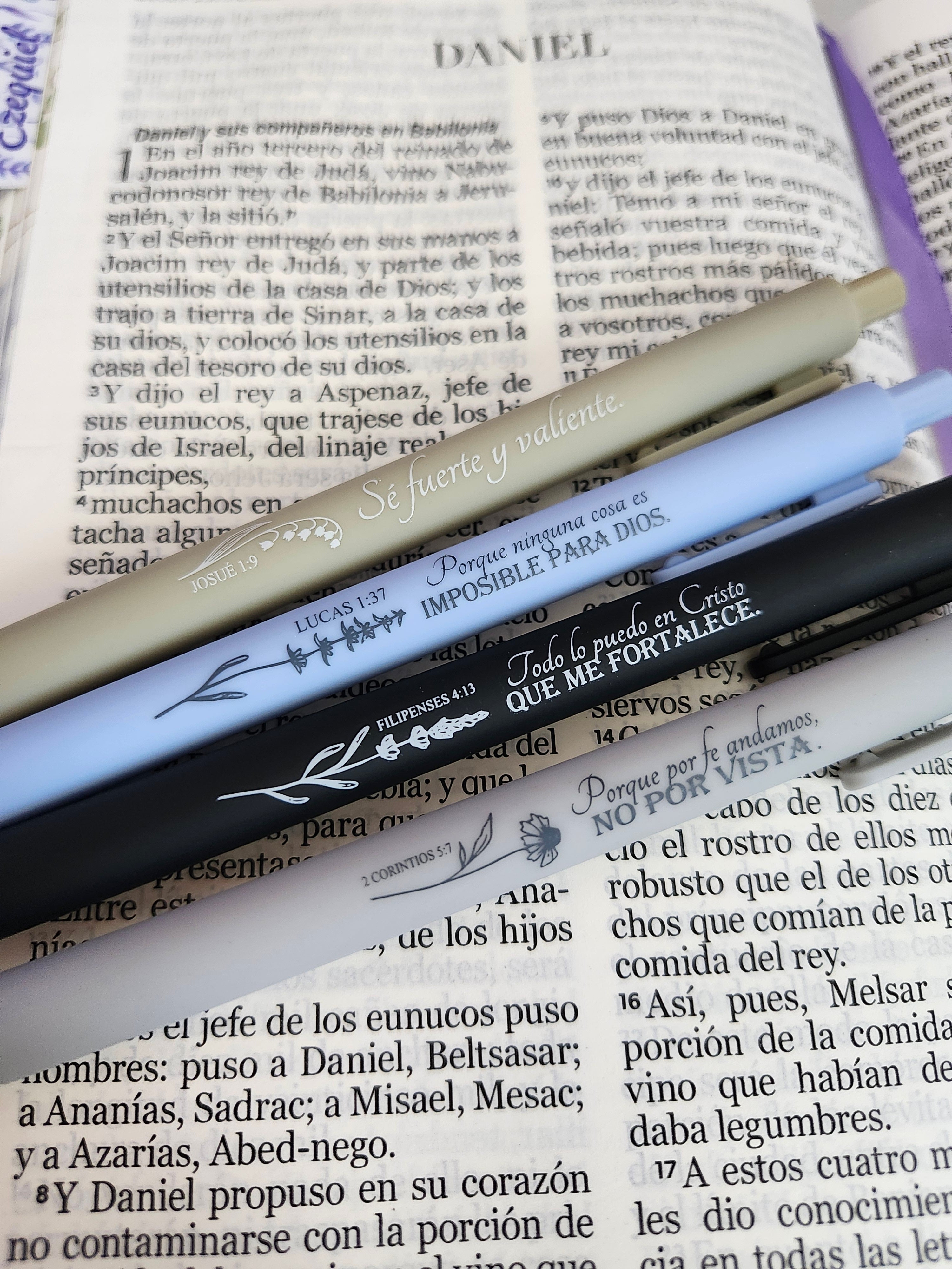 Bolígrafos Con Versículos Bíblicos