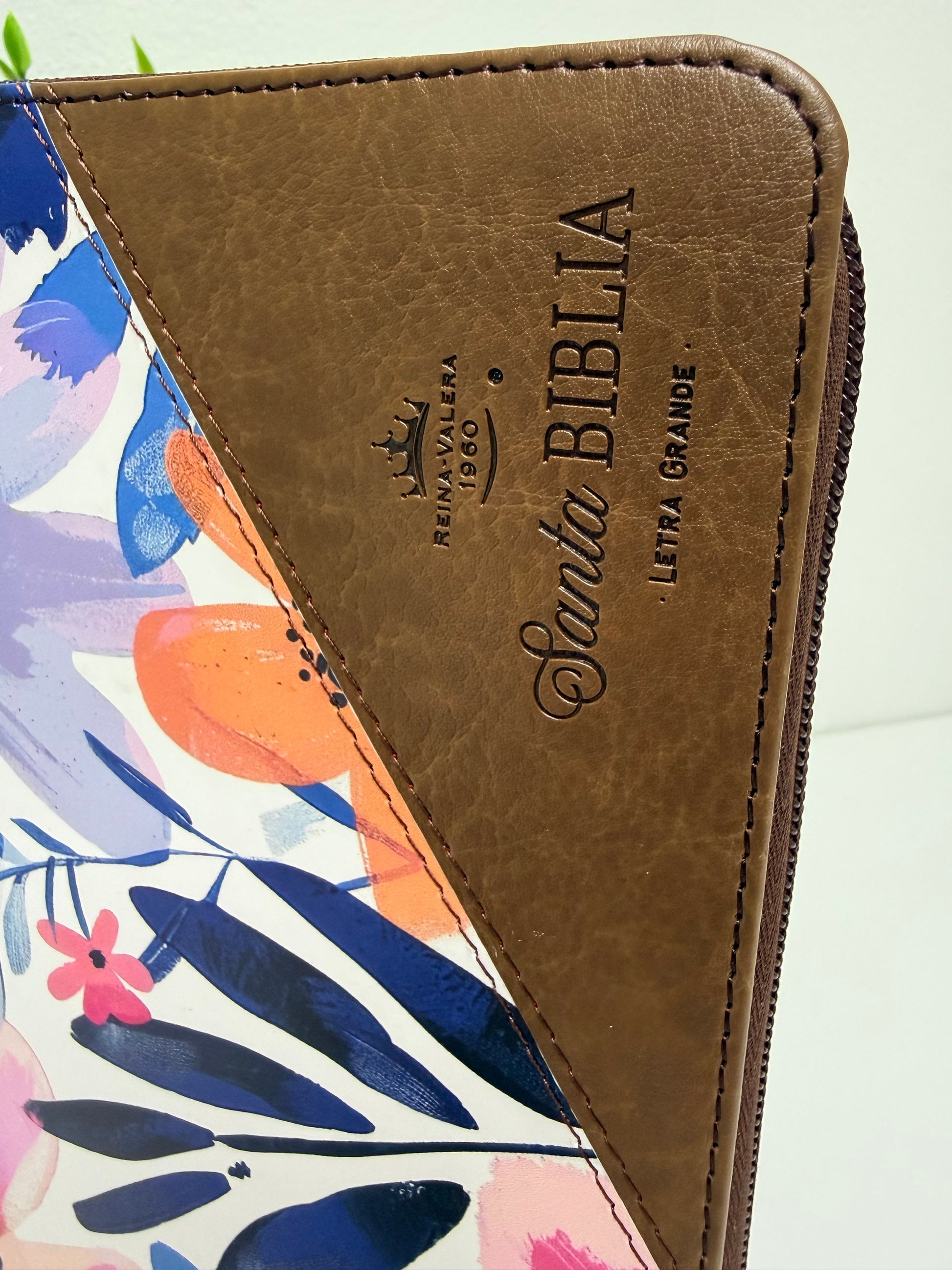 Biblia Ideal RVR1960| Floral lila