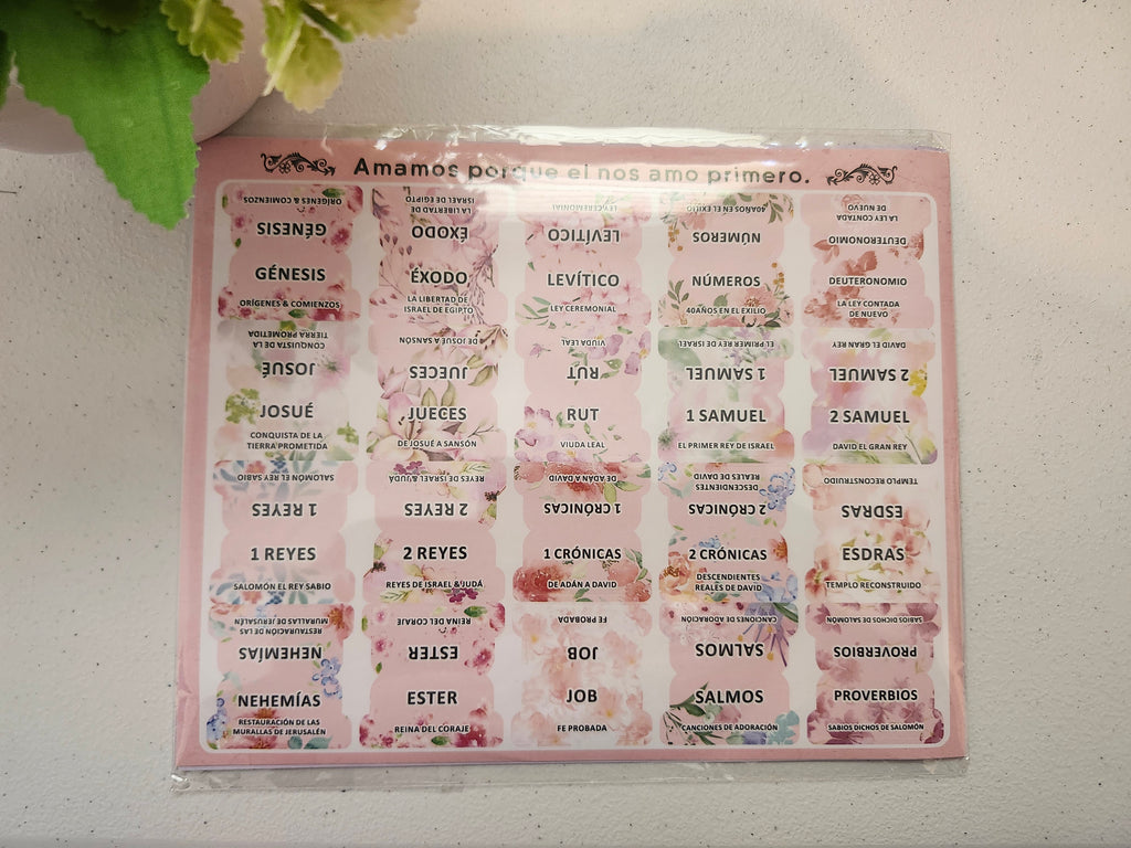 Pestañas para Biblia | Floral
