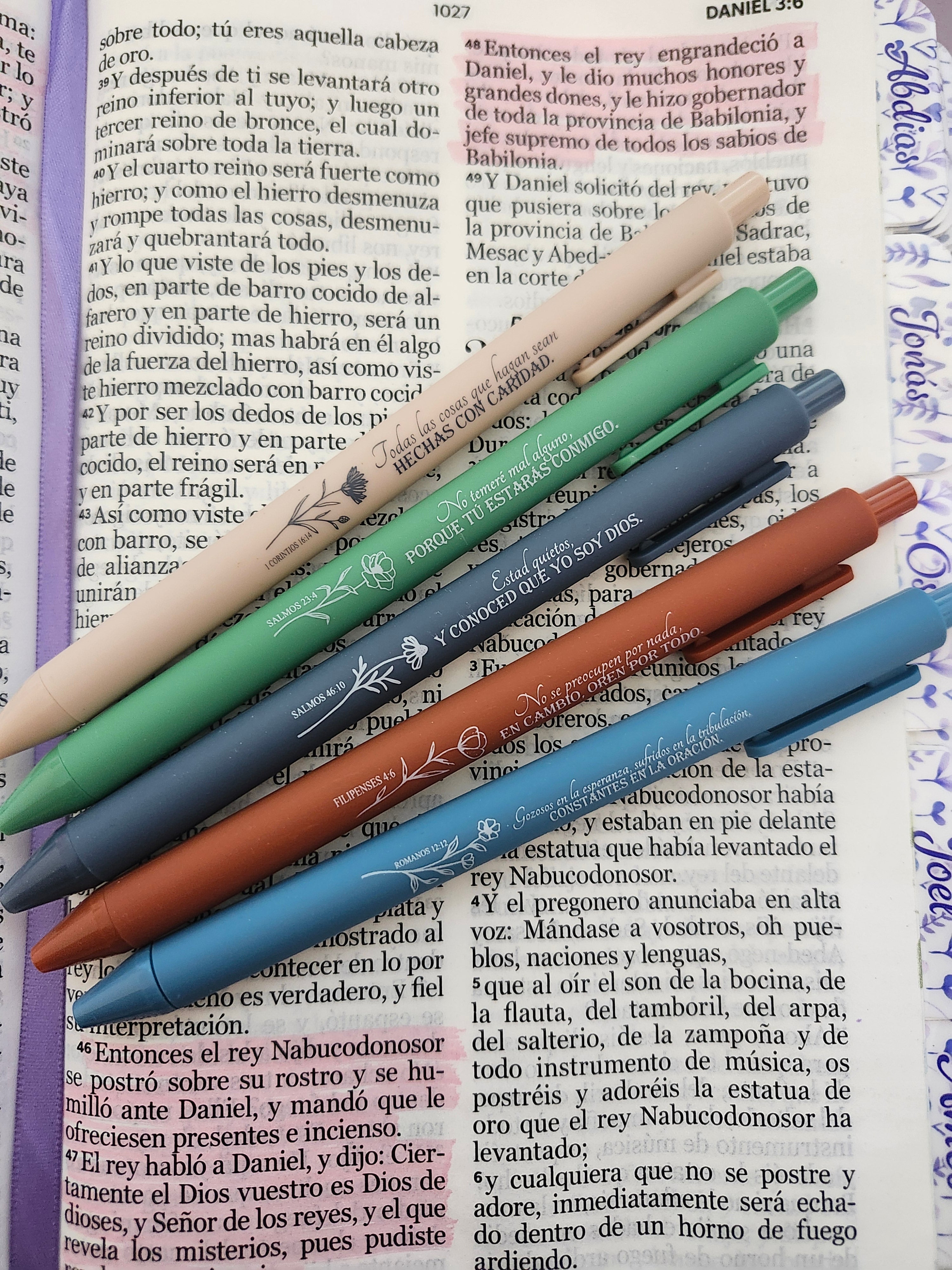 Boligrafos Con Versiculos Biblicos