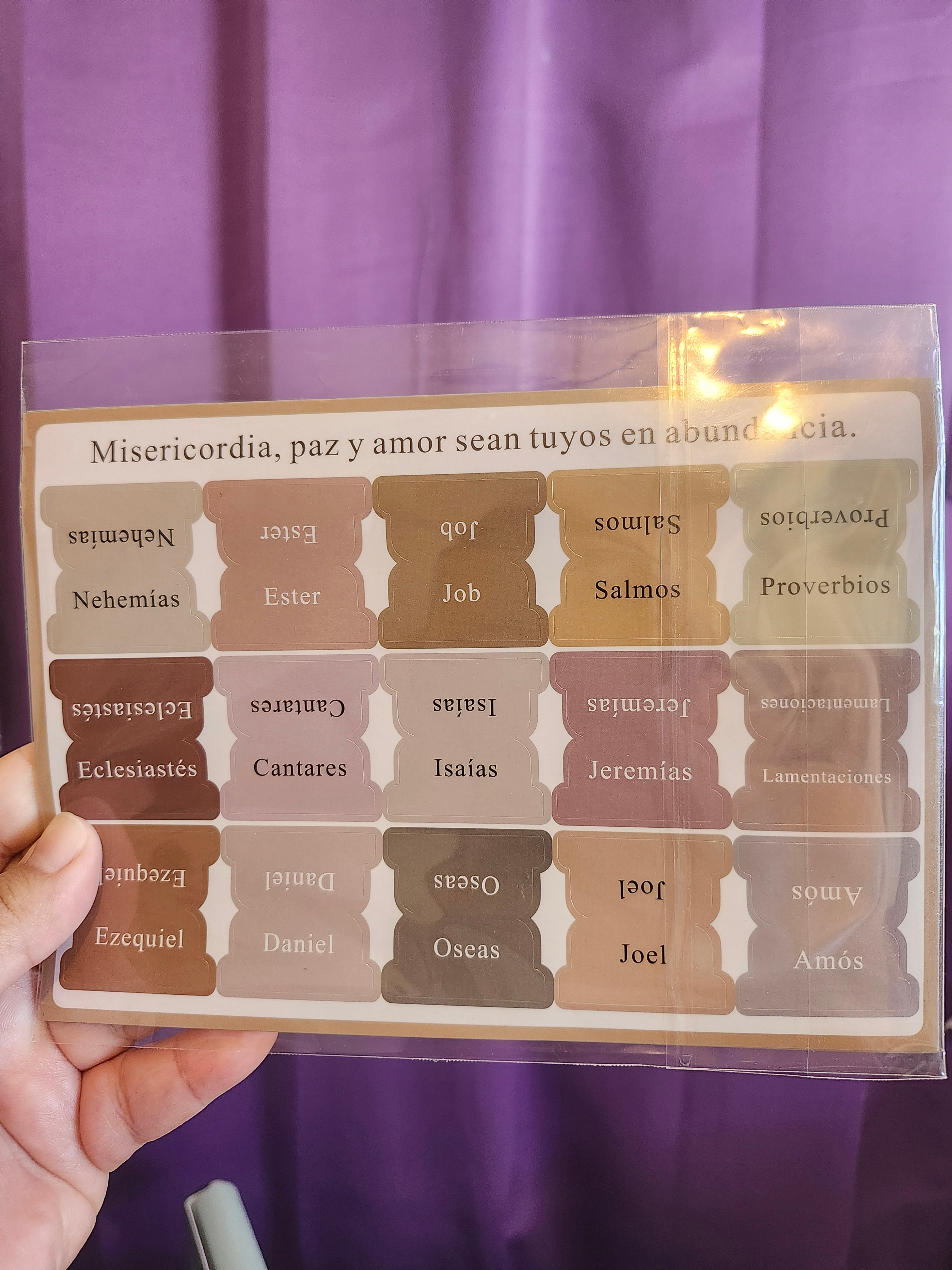 Pestañas para Biblia | Boho