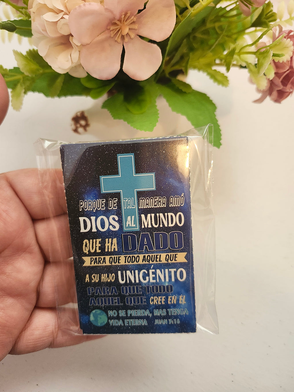 Juan 3:16 | Tarjetas para Evangelizar - 25 unidades