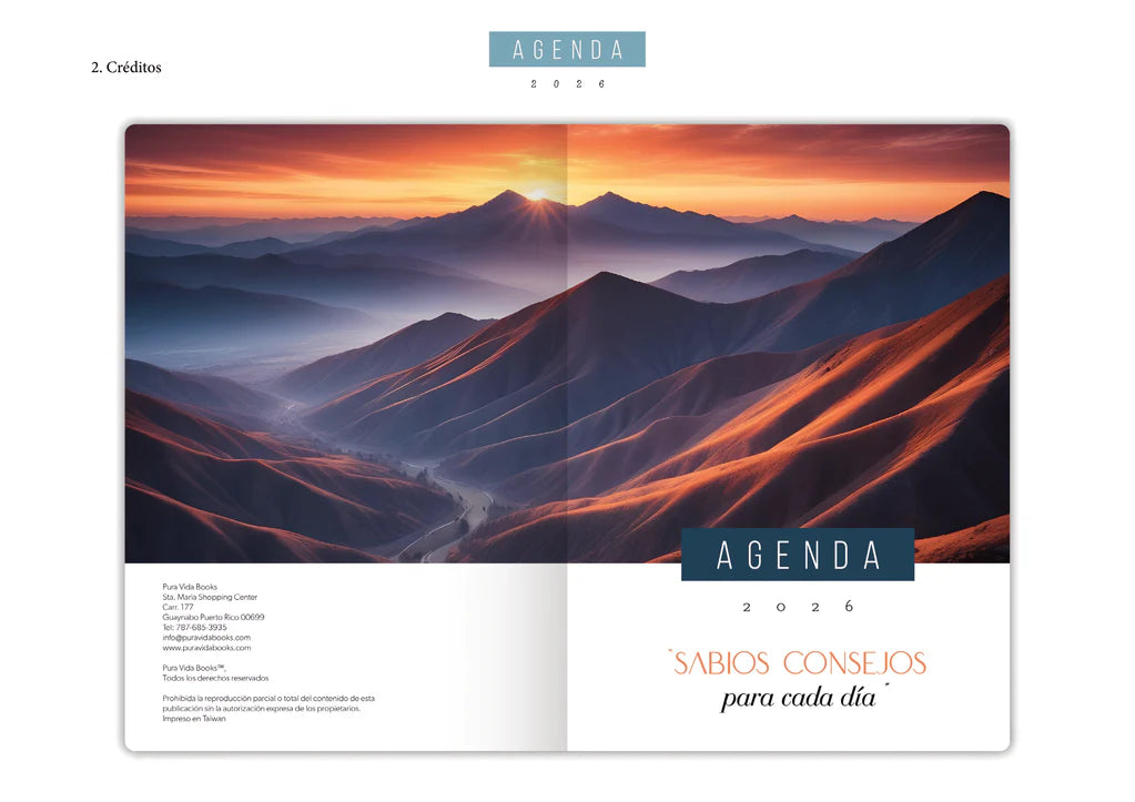 Agenda 2026 / Marrón Piel
