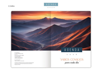 Agenda 2026 / Marrón Piel