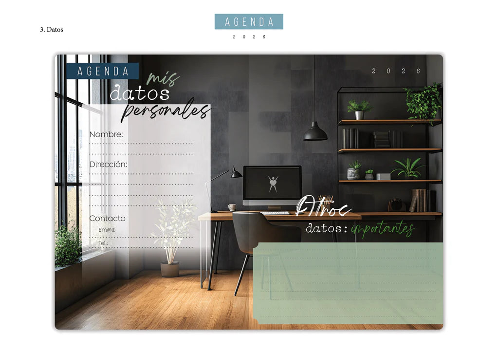 Agenda 2026 / Negra Tapa Dura