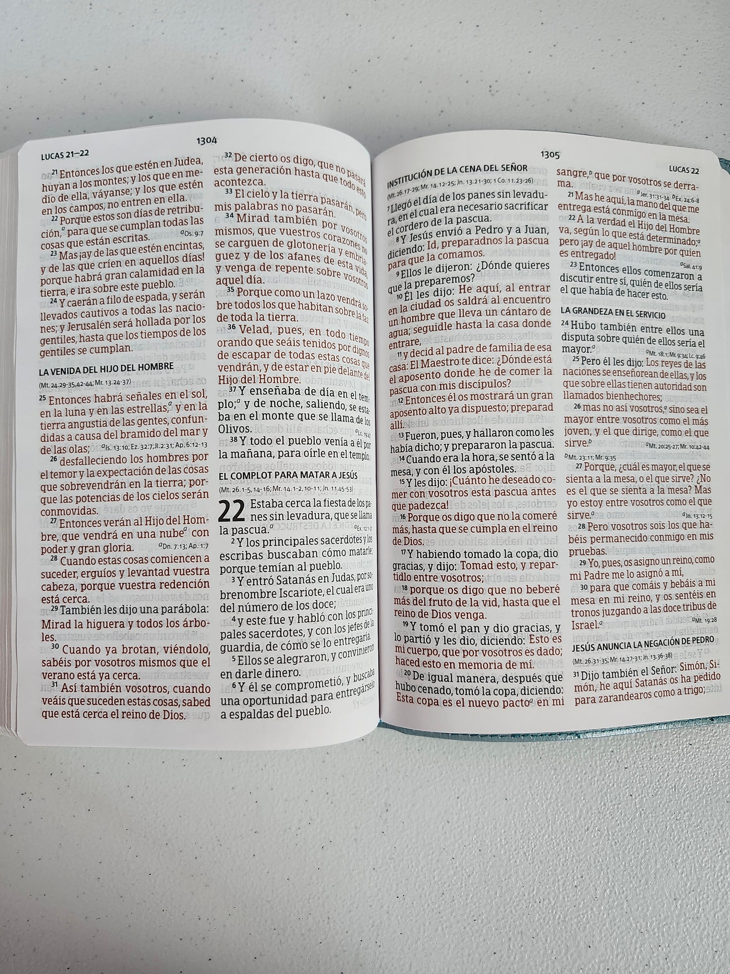 Biblia RVR 1960 Letra Grande, Tamaño Manual | Edición Especial, Verde, Simil Piel