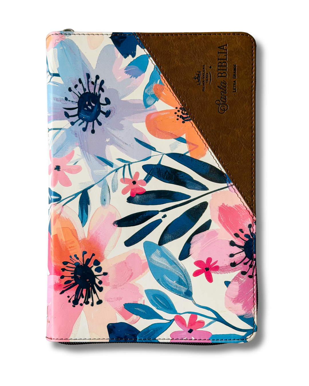 Biblia Ideal RVR1960| Floral lila